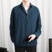 K Men's Thin Long Sleeved Shirt With A High-end Feel And A Cool And Loose Drape_viptrois.com