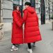 Knee-length Men's Down Jacket Winter New Thickened Warm Fashion Trendy Jacket_viptrois.com