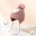 kids clothing love knit baby hairball hat_viptrois.com