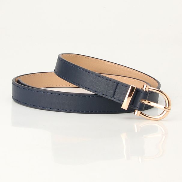women's simple leather decorated jeans belt student belt_viptrois.com