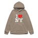 Cross-Border Travel Commemorative Love New York I LOVE NY Pullover Hoodie American Style Letter Print_viptrois.com