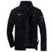New Washed Workwear Flight Youth Standing Collar Men's Top Jacket_viptrois.com