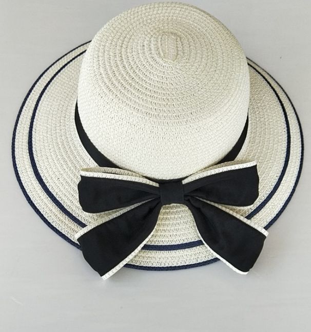 Internet celebrity Summer straw sunscreen women's trend versatile sunshade beach hanging wave hat_viptrois.com