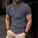 2025d 2024 Summer Quick Sale Stand Collar Pocket Men's Sports Polo Shirt_viptrois.com