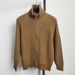 Men's Fashion Knit Cardigan – Pineapple Stitch Zip-Up Sweater (M-XXXL) – Casual Long Sleeve Pullover For Fall & Winter_viptrois.com