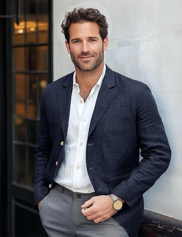 Men's Casual Solid Color Cotton Linen Suit Jacket Spring Autumn European Size Top Men's Clothing_viptrois.com