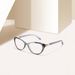 Hot Selling All Match Fashion Cat Eye High End Female Makeup Free Slim Anti Blue Light Glasses Ladies Reading Glasses_viptrois.com
