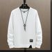 Sweater Men's Spring And Autumn 2025 New Trendy Brand Casual Fake Two Long-sleeved T-shirt Men's Clothes Bottoming Shirt_viptrois.com