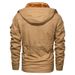 Winter Casual Large Size Hooded Men's Jacket Fleece Thickened Medium And Long Jacket_viptrois.com
