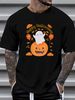 Happy Halloween -y Cute Boys And Girls Costume As A Ghost T-Shirt Top For Everyday Wear Women Print Round Neck Short Sleeve Comfortable Versatile Fashion Unisex Graphic Summer Slightly Soft Breathable Streetwear Designer Clothes Stylish_viptrois.com