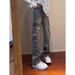 Pants Men's Pockets Tooling Jeans Men's Loose Straight High Street American Scimitar Pants_viptrois.com