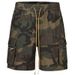Men's Clothing Men's High Street Washed Camouflage Cargo Shorts Casual Loose Fit Summer Drawstring Versatile Trendy Five Point Pants_viptrois.com