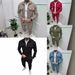 Men's Clothing Fashion Jacket Casual Pants Two Piece Set Hot Selling Men's Clothing New Style Repair Trend Solid Color Men's Suit_viptrois.com