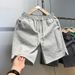 Men's Clothing Shorts Seersucker Versatile Casual Fashion Trend Loose Beach Shorts_viptrois.com