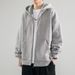 420G Hoodie Hooded Spring And Autumn New Trendy Brand Loose Oversized Men's Casual Cardigan Jacket_viptrois.com
