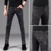 Men's Clothing Gray Snowflake 2025 New Jeans Men's Slim Fitting Men's Pants Men's Long Pants Korean Style Tight Trend_viptrois.com