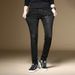 Loom High-End Light Men's Jeans 2025 New Embroidered Floral Stretch Slim Fit Casual Versatile Skinny Pants_viptrois.com