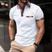 New Summer Fashion Button Polo Summer 3d Printed White Golf Short Sleeve Polo Business Casual Polo Streetwear Men Polo Shirt_viptrois.com