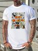 Happy Halloween Scary Retro Boys Girls T-Shirt Streetwear T-Shirt For Women Casual Comfortable Soft Summer Fashion Stylish Graphic Casual Women Breathable Print Round Neck Short Sleeve Stretched Slightly Female Women Top Graphic Tees Unisex_viptrois.com