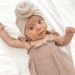 Solid Donut Turban Baby Girl Cap Winter Warm Infant Hat Elastic Child Newborn Head Wraps Turbans Headbands Baby Hair Accessories_viptrois.com