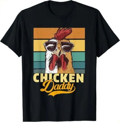 T-shirtchicken Daddy Vintage 2026 Poultry Farmer Funny Fathers Da_viptrois.com
