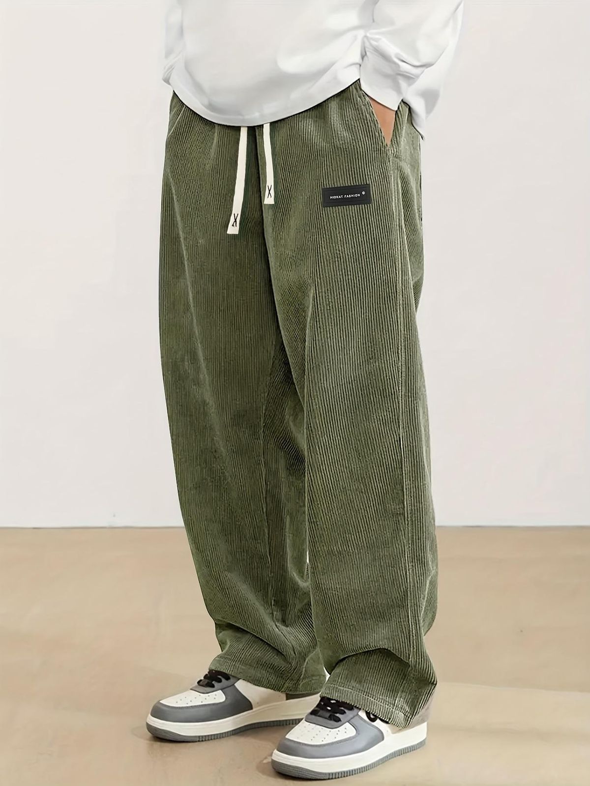 Men's Stylish Cargo Pants - Relaxed Fit Straight Leg Workwear Trousers For Casual Streetwear (Green, Black, Brown, Gray, Khaki) - S-XXXL_viptrois.com