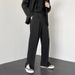 Men's Clothing Pants Men's Casual Pants All Match Spring Ins Casual Split Suit Pants Trendy All Match Wide Leg Pants_viptrois.com