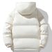 Men's Oversized Hooded Puffer Jacket - Winter Warm Polyester-Filled Coat With Stand Collar, Thickened Loose Fit Casual Outerwear_viptrois.com