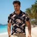 Men's Clothing Casual Fashion Fresh And Simple Summer Short Sleeved Button Polo Shirt_viptrois.com