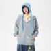 Men's Clothing Autumn New Style All Star Cardigan Hooded Sweatshirt Men's Loose Casual Sports Zipper Jacket Unisex_viptrois.com