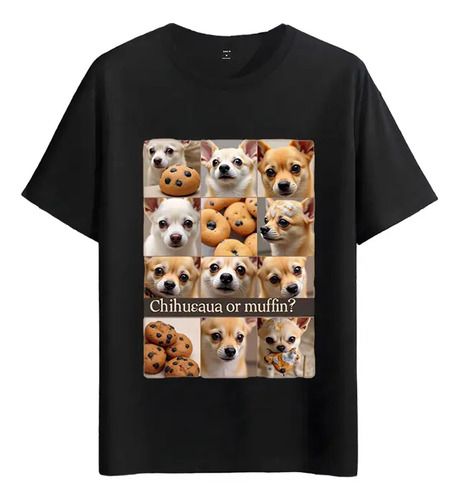Tshirt Muscle Freaks Chihuahua Or Muffin Sweet 2026 Dog Style_viptrois.com