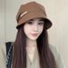 Embroidered Beret Spring Summer Versatile Large Head Circumference Sunshade Sun Protection For Women Face Slimming_viptrois.com