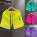 Summer Men's Candy Colored Quick Drying Fashion Shorts Loose Fitting Trendy Breathable Beach Five Point Pants_viptrois.com