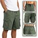 Men's Clothing Men's Multi Pocket Cargo Shorts Summer Breathable Loose Casual Versatile Five Point For Formal & Casual_viptrois.com
