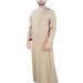 Men's Clothing New Men's Muslim Robe Arab Robe Long Sleeve Embroidered Robe_viptrois.com
