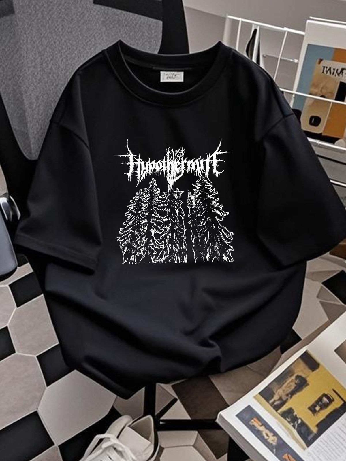 HYPOTHERMIA T-shirt Dsbm Abyssic Hate Kall Apati Happy Days Nyktalgia Lantlos Designer Clothes Breathable Streetwear Fashion Stretched Soft Homme_viptrois.com