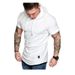 Men's Clothing Men's Hooded T Shirts Short Sleeved T Shirts For Men_viptrois.com