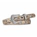 Belt fashionable rhinestone needle buckle decoration y2k personalized sequin women's hollowed out air eye punk belt thin_viptrois.com