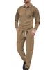 Men's Clothing Men's Casual Workwear Two-Piece Set - Relaxed Fit Jacket & Pants Outfit Fashion Trends Hot-selling_viptrois.com