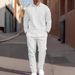 "Men's Textured Knit Sweater & Casual Jogger Set - European Minimalist Autumn Style (S-3XL)"_viptrois.com