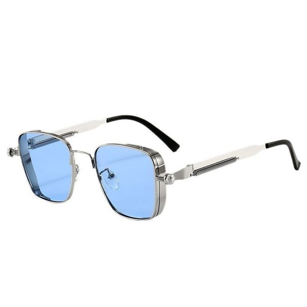 New Metal Box Steampunk Men's Sunglasses, Fashionable And Personalized Indian Sunglasses_viptrois.com