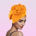 West Africa Nigeria's New Space Layer Side Sticky Flower Toe Headscarf Cap, Base Cap For Women_viptrois.com