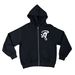 Y2K Retro Letter Print Hoodie – Oversized Fleece-Lined Zip-Up Unisex Streetwear (S-XXXL, Polyester, Vintage Aesthetic, 90s Nostalgia)_viptrois.com