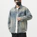 Men's Clothing Large Size Men's Spring New Retro Denim Shirt Men's Loose Versatile Embroidered Shirt Jacket Men_viptrois.com