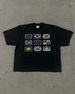 Men's Clothing American Simple Street Wear National Flag Multi Element Print Unisex Cotton Loose Pullover T Shirt_viptrois.com
