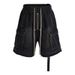 Men's Clothing High Street Vibe Washed Distressed Raw Edge Denim Shorts Pocket Workwear Loose Shorts_viptrois.com