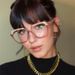 Women's Glasses Color Matching Irregular Flat Glasses New Fashion Glasses Frame Ins Personality Glasses Frame Trend_viptrois.com