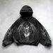 New Demon Girl Print National Trend Treasure Hoodie Cotton Top Sweatshirt Versatile Jacket Hot Sale_viptrois.com