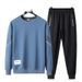 Men's Clothing Casual Sportswear Set - Breathable Hoodie & Jogger Pants Two-Piece Outfit, Moisture-Wicking Polyester Blend, Streetwear Gym Loungewear_viptrois.com