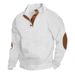 Pure 2025 Cross-Border Clothing Heavy Jacquard Men's Autumn Winter Slim Fit Stand Collar Long Sleeve Pullover_viptrois.com